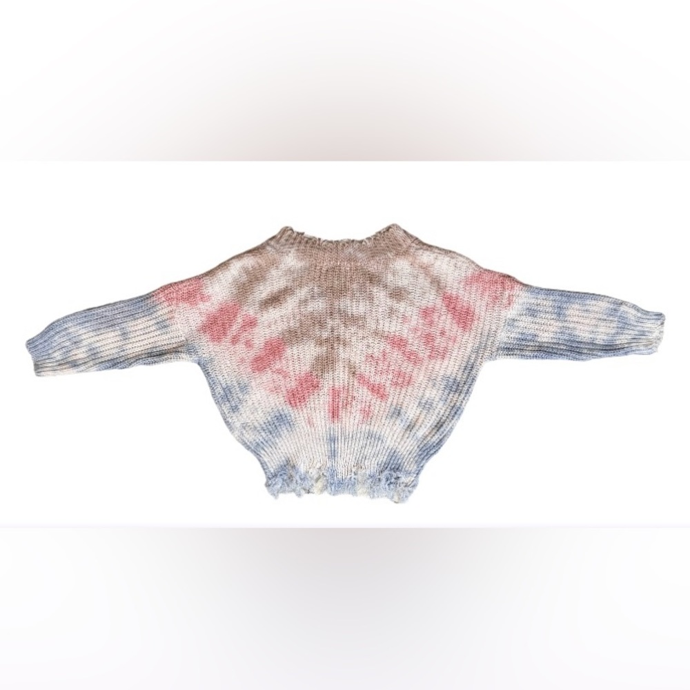 MAIN STRIP RAW edge frayed sweater women’s size Small - Picture 8 of 14